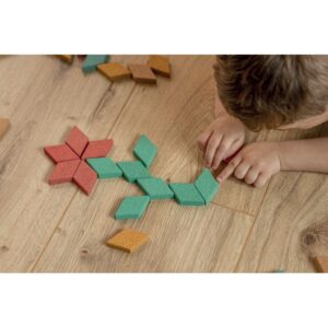 Puzzle mosaïque en liège, 48 pièces