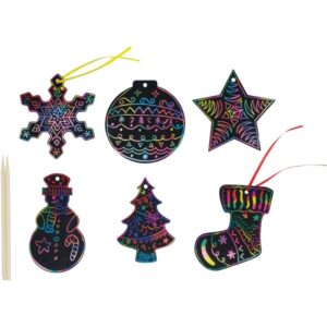 Sachet de 60 formes Noël à gratter