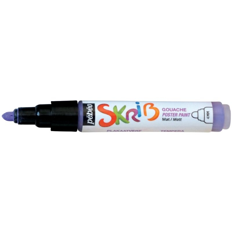 Set de 5 marqueurs gouache + 1 marqueur aquabrush assortis