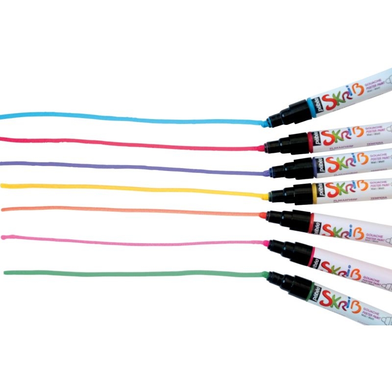 Set de 6 marqueurs gouache classique