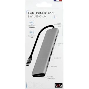 Station d’accueil USB-C 8 ports TNB