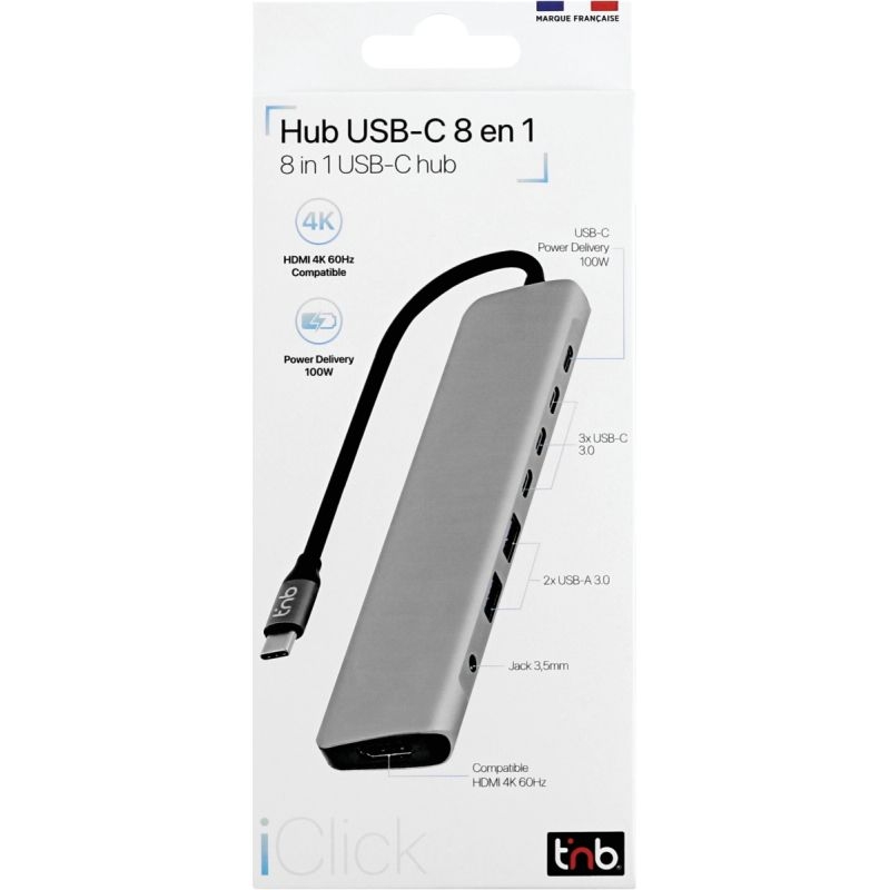 Station d’accueil USB-C 8 ports TNB