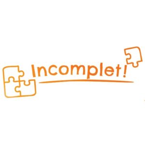Tampon “Incomplet” orange