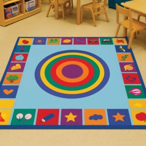 Tapis colors 200x200cm