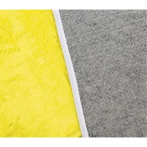 Tapis ultrasoft 70x95cm jaune