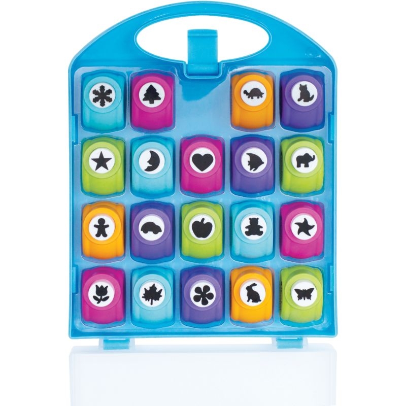 Valisette de 19 perforateurs 15mm assortis