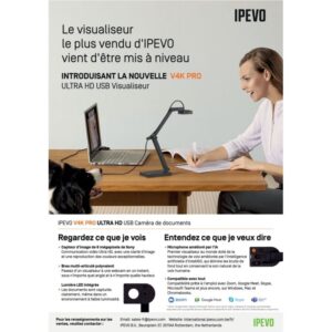 Visualiseur Ipevo V4K Pro 120